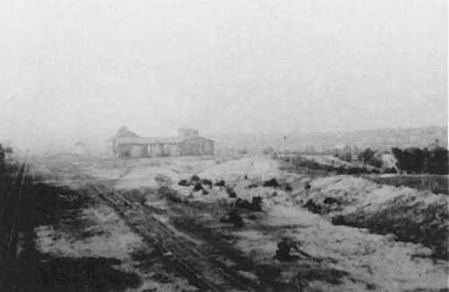 End of the Belzec extermination camp, c 1944.  USHMM
