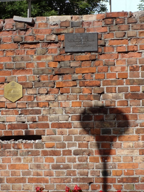 Warsaw Ghetto wall.
